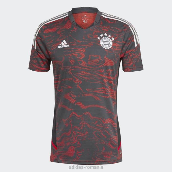 Adidas fc bayern condivo 22 pro tricou roșu adidas bărbați roșu/gri 2JBN14358