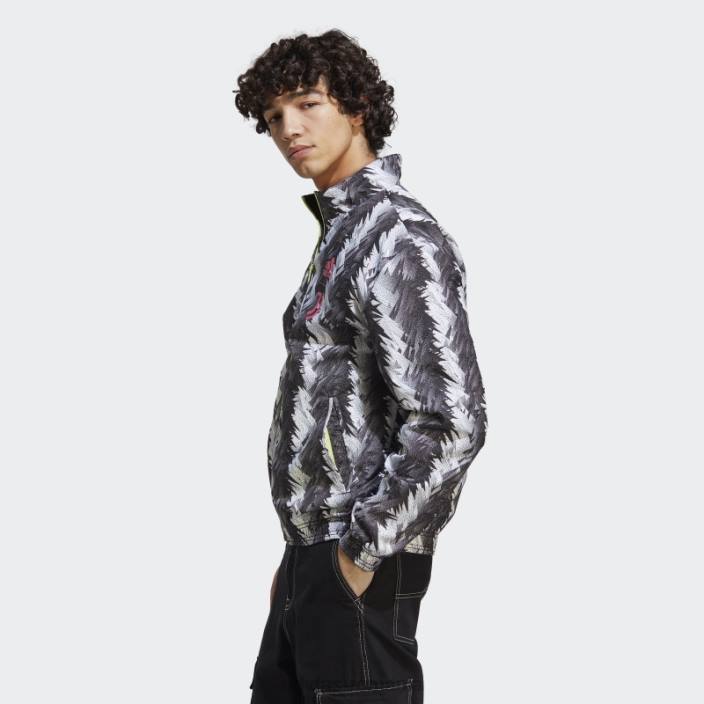 Adidas geacă neagră reversibilă juventus anthem bărbați negru 2JBN6364