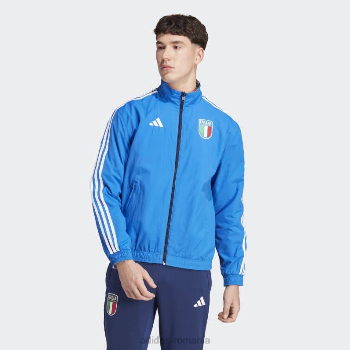 Adidas geaca albastra italia imn adidas bărbați albastru 2JBN13551