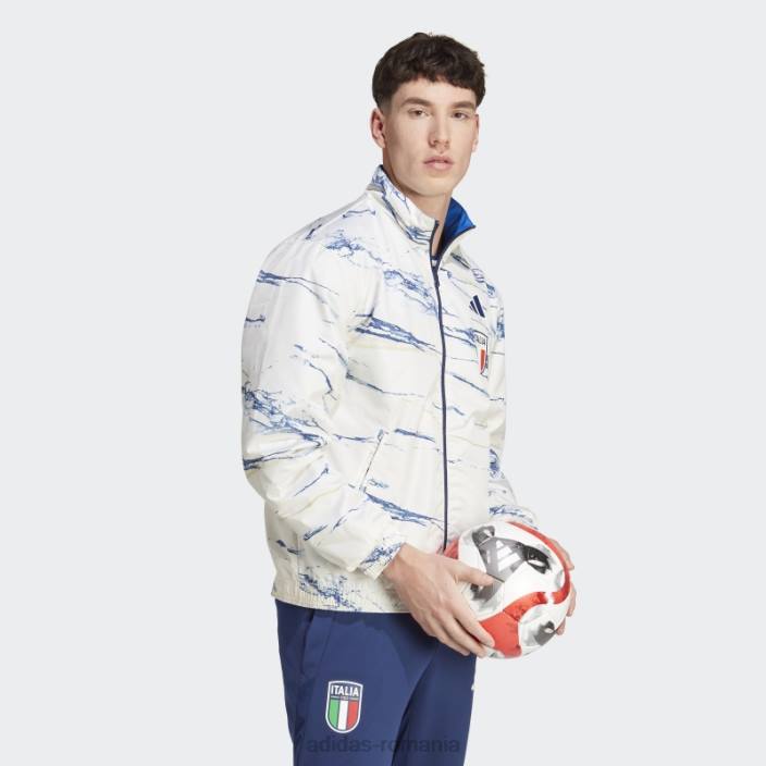 Adidas geaca albastra italia imn adidas bărbați albastru 2JBN13551