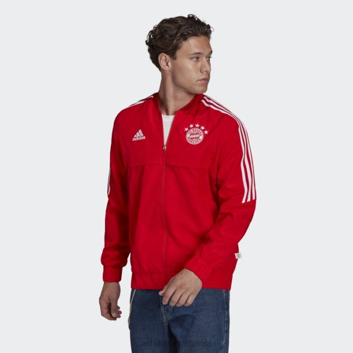 Adidas geaca fc bayern condivo anthem rosie bărbați roșu 2JBN7117