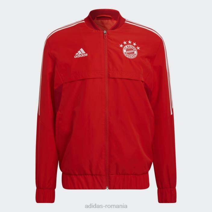 Adidas geaca fc bayern condivo anthem rosie bărbați roșu 2JBN7117