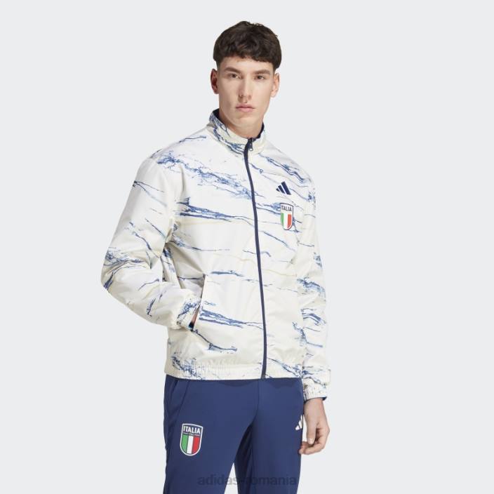 Adidas geaca reversibila albastra imnul Italiei bărbați albastru 2JBN7486
