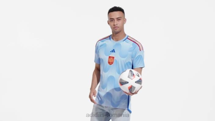 Adidas glow blue spain 22 away jersey fashion bărbați strălucește albastru 2JBN5489