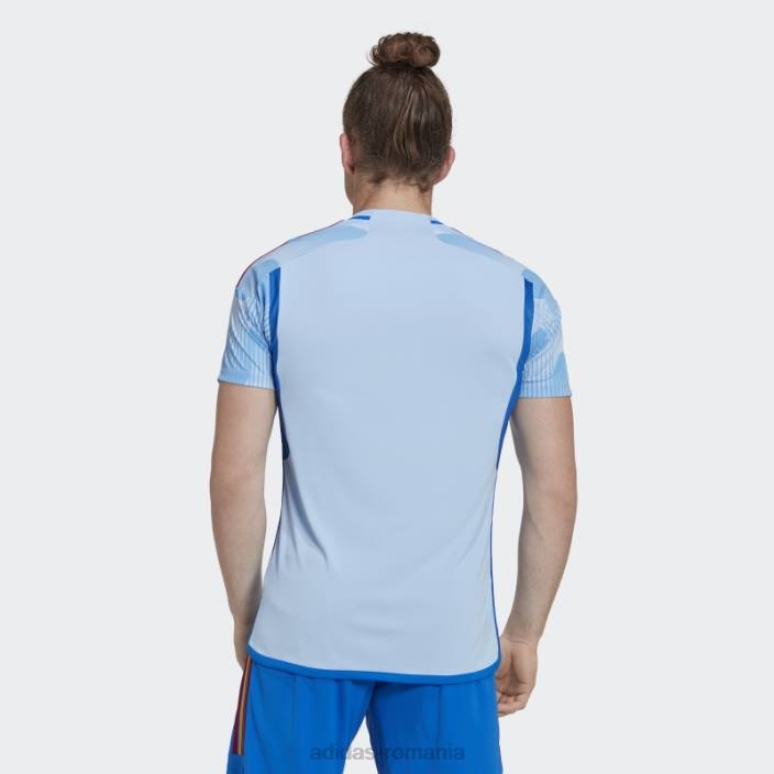 Adidas glow blue spain 22 away jersey fashion bărbați strălucește albastru 2JBN5489