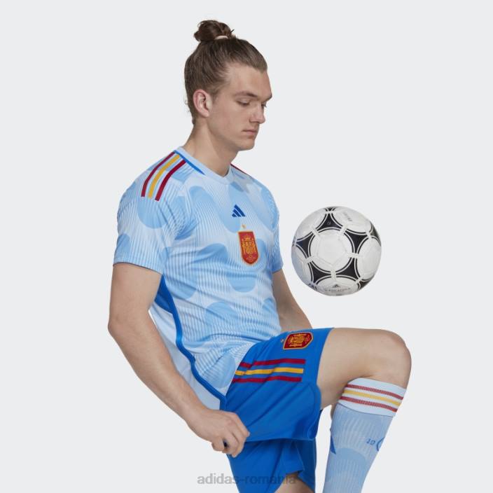 Adidas glow blue spain 22 away jersey fashion bărbați strălucește albastru 2JBN5489