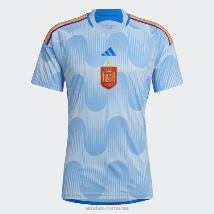 Adidas glow blue spain 22 away jersey fashion bărbați strălucește albastru 2JBN5489