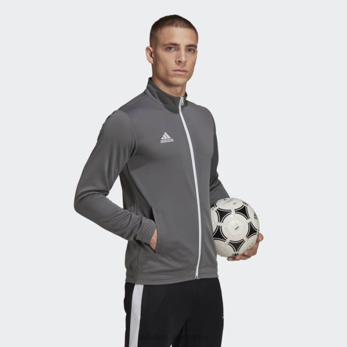 Adidas grey entrada 22 track top bărbați gri 2JBN13163