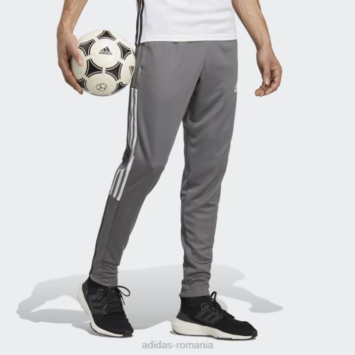 Adidas gri tiro 21 pantaloni sport fashion bărbați gri 2JBN4845