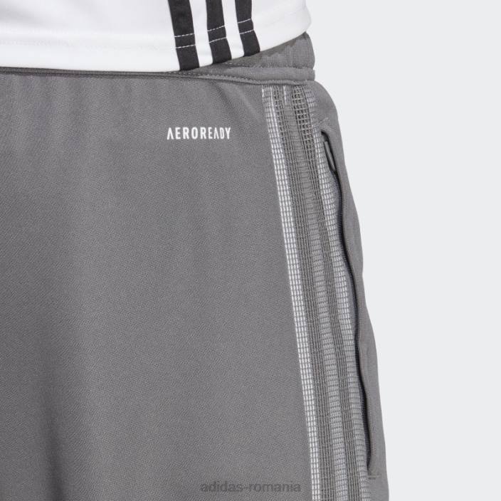 Adidas gri tiro 21 pantaloni sport fashion bărbați gri 2JBN4845