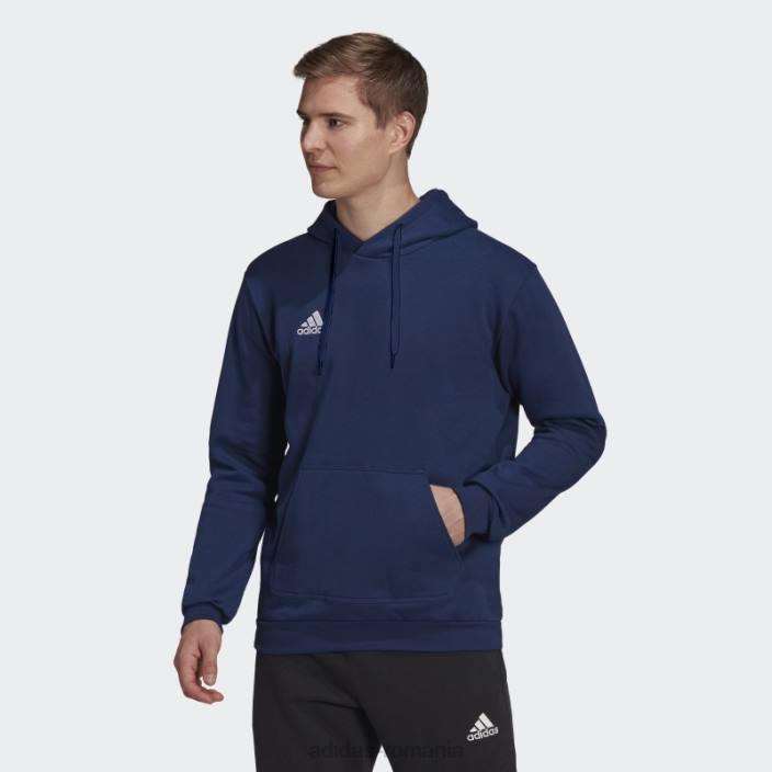 Adidas hanorac de transpirație entrada 22 bleumarin bărbați albastru marin 2JBN13129