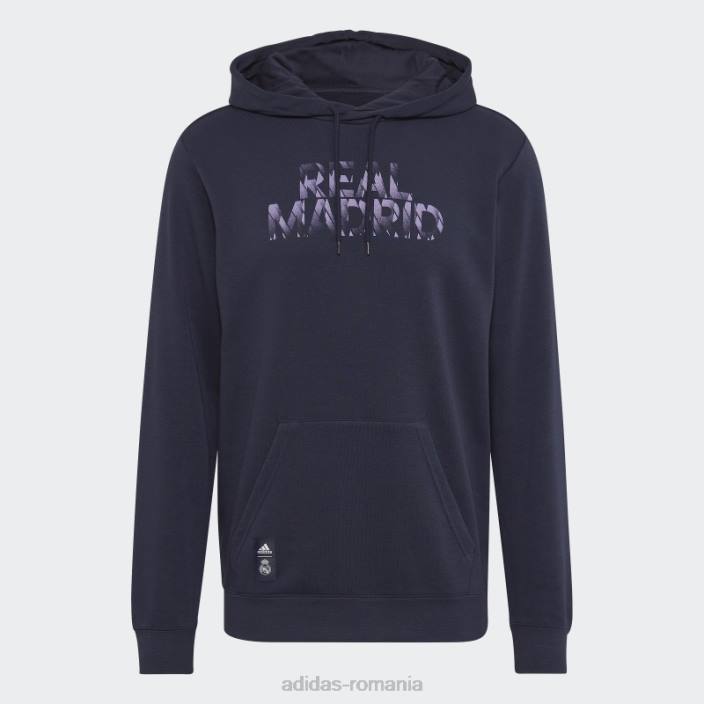 Adidas hanorac grafic ADN real madrid night navy bărbați marina de noapte 2JBN13663