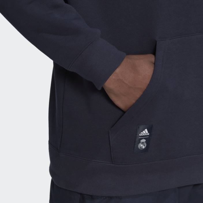 Adidas hanorac grafic ADN real madrid night navy bărbați marina de noapte 2JBN13663