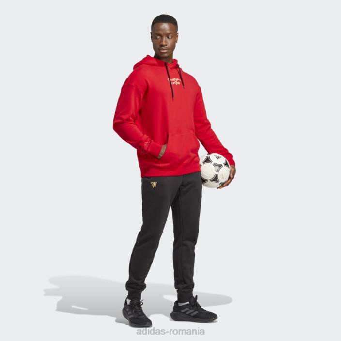 Adidas hanorac manchester united chinese story stacojiu bărbați stacojiu 2JBN14059