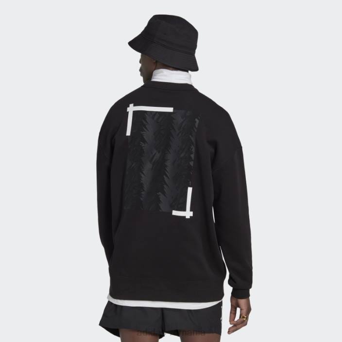 Adidas hanorac negru juventus graphic crew adidas bărbați negru 2JBN14409