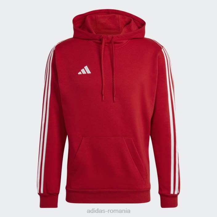 Adidas hanorac roșu de transpirație Tiro 23 League bărbați roșu 2JBN13769