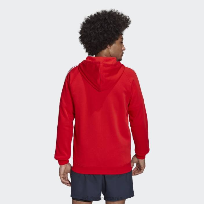 Adidas hanorac roșu fc bayern dna cu fermoar complet adidas bărbați roșu 2JBN14415