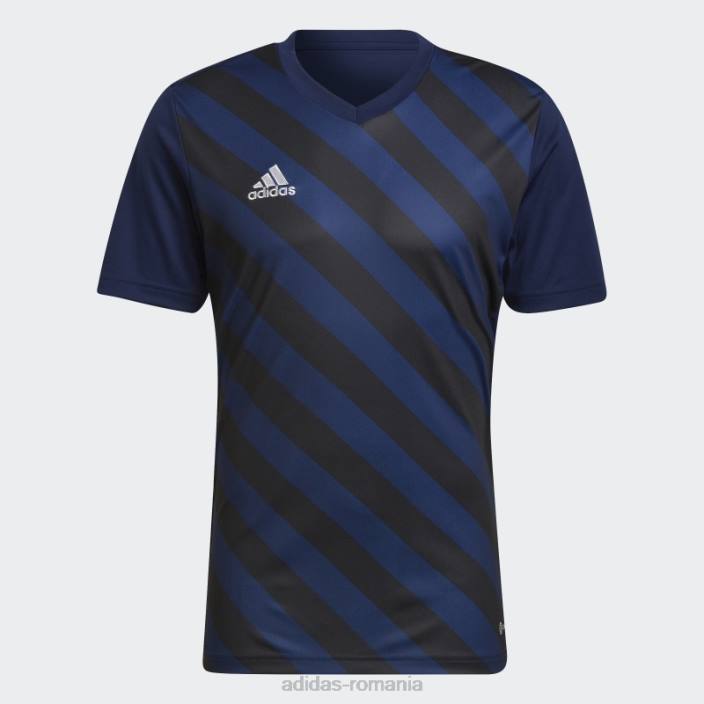 Adidas hot entrada 22 tricou grafic negru bărbați bleumarin/negru 2JBN13746
