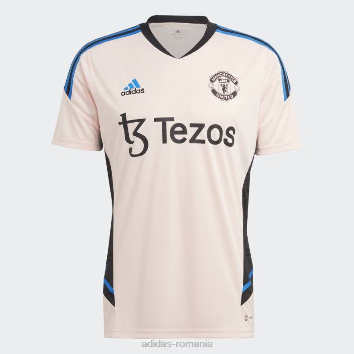 Adidas icey pink manchester united condivo 22 tricou de antrenament fashion bărbați roz ca gheață 2JBN964