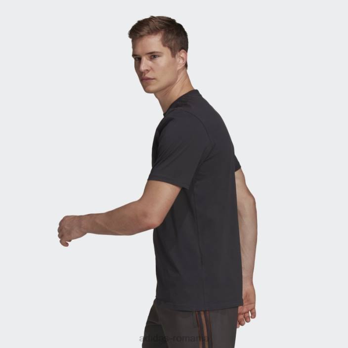 Adidas insigna messi de tricou sport negru bărbați negru 2JBN1675