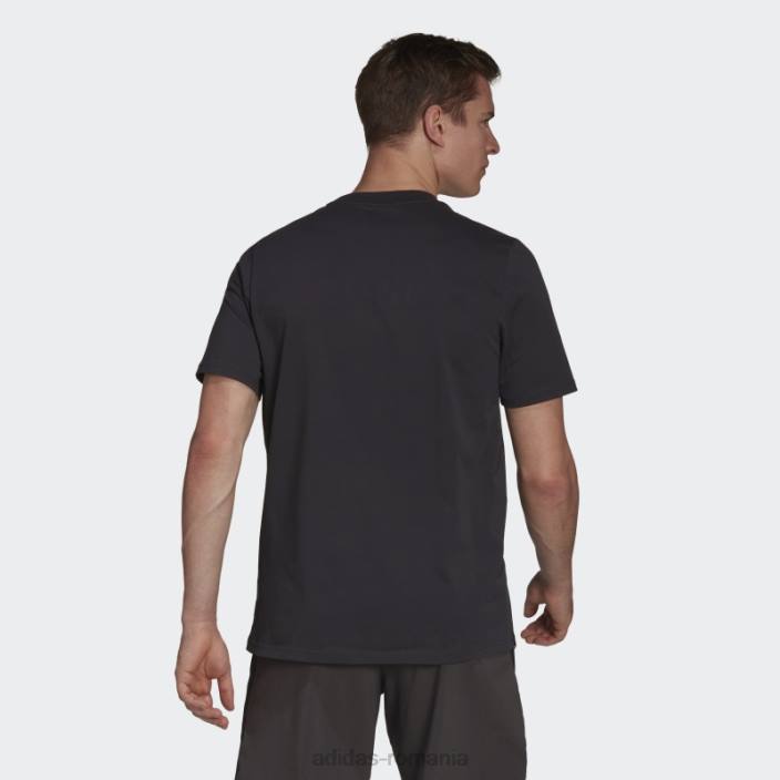Adidas insigna messi de tricou sport negru bărbați negru 2JBN1675