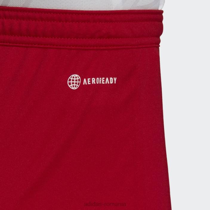 Adidas intrare 22 pantaloni scurți roșii adidas bărbați roșu 2JBN13770