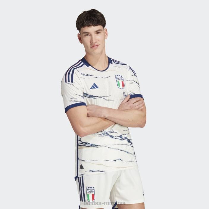 Adidas italia 2023 deplasare tricou autentic alb bărbați alb 2JBN6368