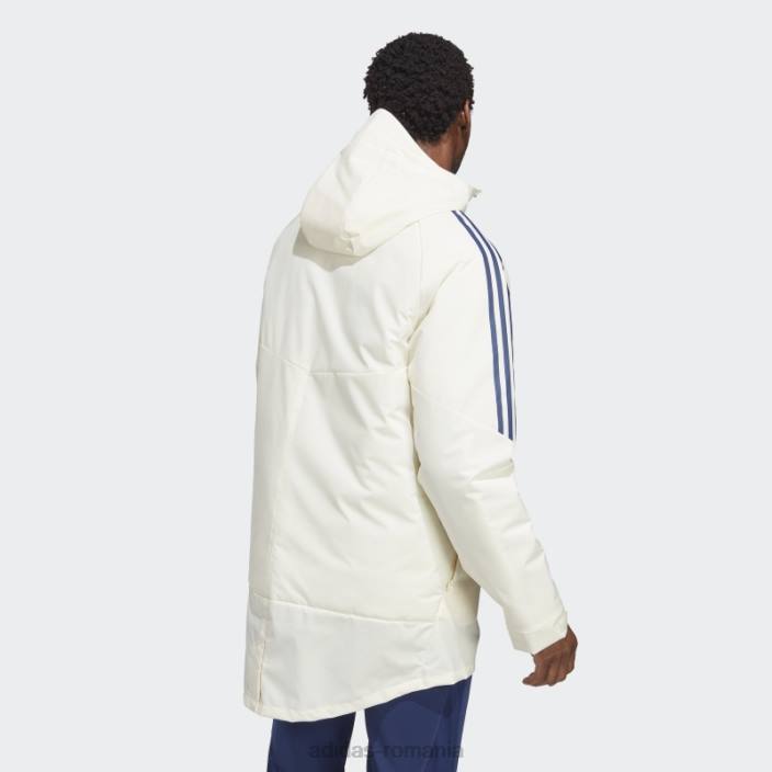 Adidas italia condivo 23 stadion parka albă bărbați alb 2JBN14168