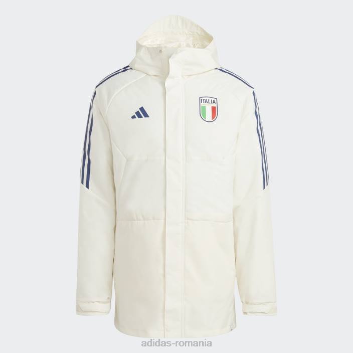 Adidas italia condivo 23 stadion parka albă bărbați alb 2JBN14168