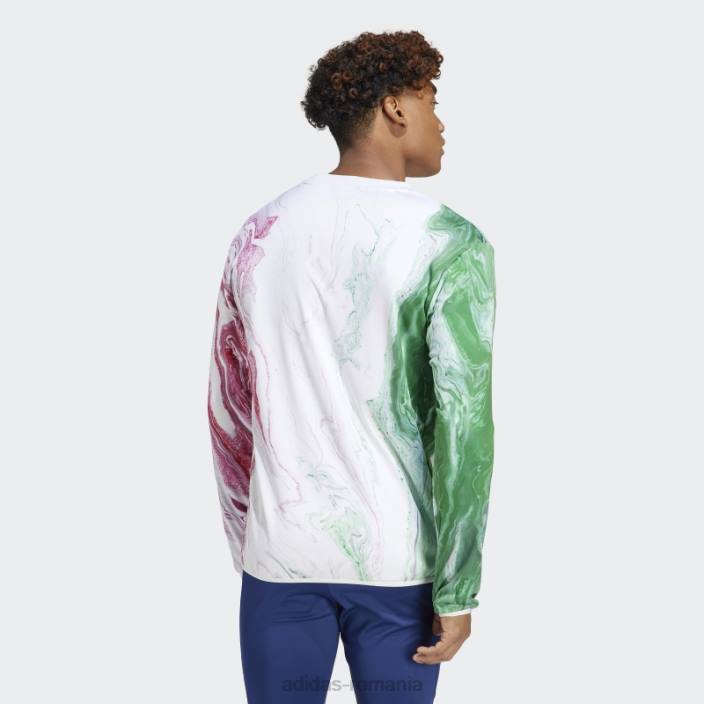 Adidas italia pre-meci bluză caldă verde adidas bărbați verde/alb/rosu 2JBN13926