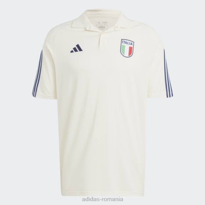 Adidas italia tiro 23 tricou polo bumbac alb bărbați alb 2JBN14258