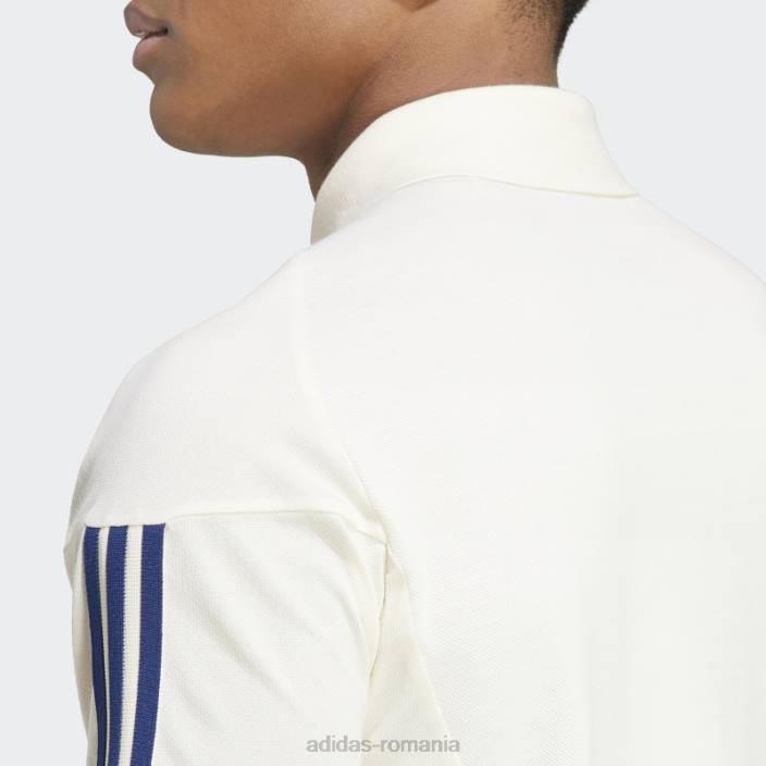 Adidas italia tiro 23 tricou polo bumbac alb bărbați alb 2JBN14258