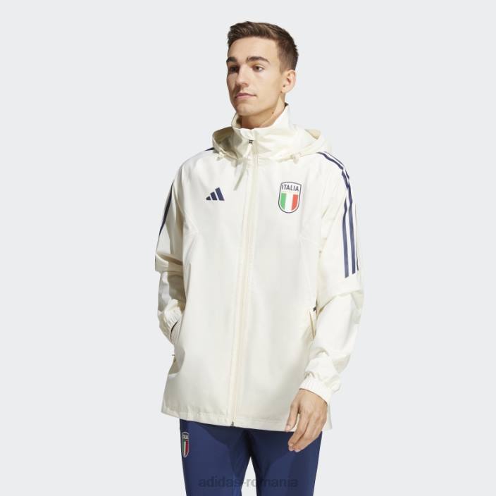 Adidas italy condivo 23 geacă de ploaie albă bărbați alb 2JBN14366