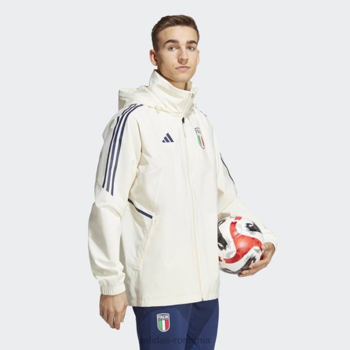 Adidas italy condivo 23 geacă de ploaie albă bărbați alb 2JBN14366