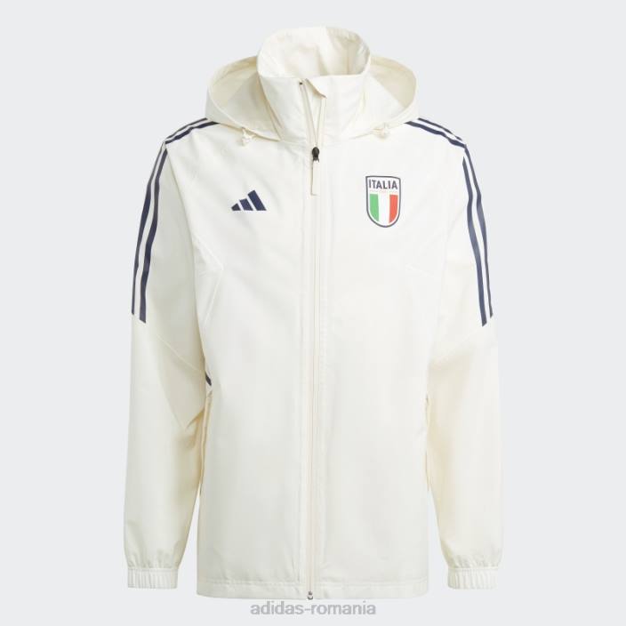 Adidas italy condivo 23 geacă de ploaie albă bărbați alb 2JBN14366