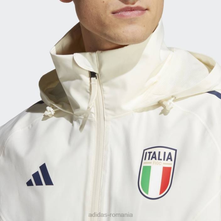 Adidas italy condivo 23 geacă de ploaie albă bărbați alb 2JBN14366