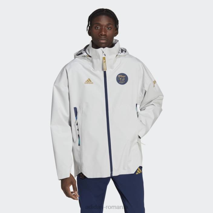 Adidas jachetă albă algeria myshelter adidas bărbați alb 2JBN14385
