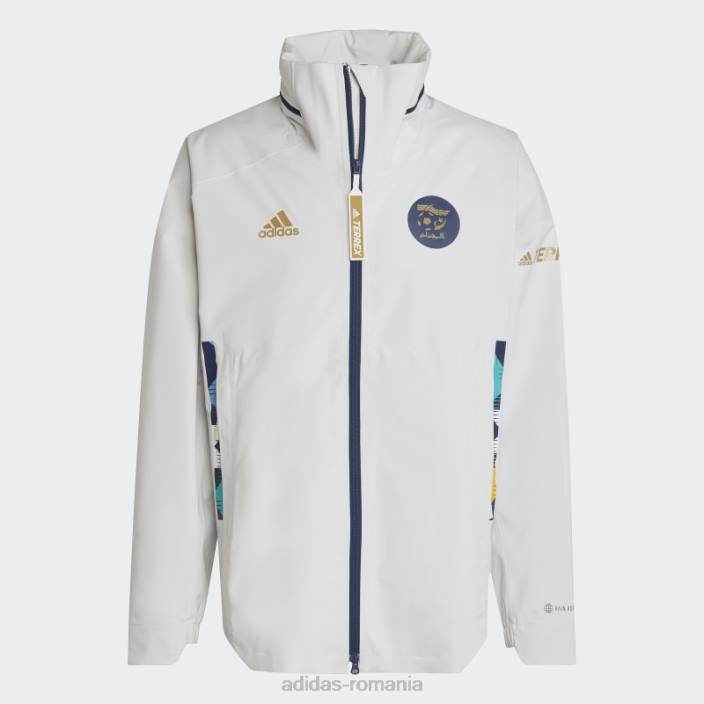 Adidas jachetă albă algeria myshelter adidas bărbați alb 2JBN14385