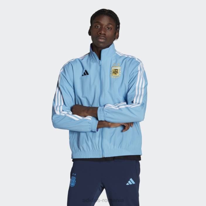 Adidas jachetă albastru deschis pentru imnul argentinian bărbați albastru deschis 2JBN790