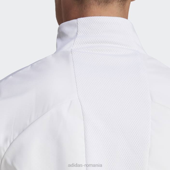 Adidas jachetă argentina pentru ziua jocului, albă bărbați alb 2JBN7555
