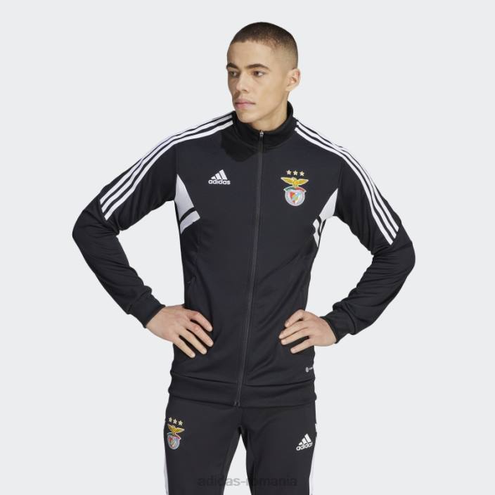 Adidas jachetă benfica condivo neagră bărbați negru 2JBN13849