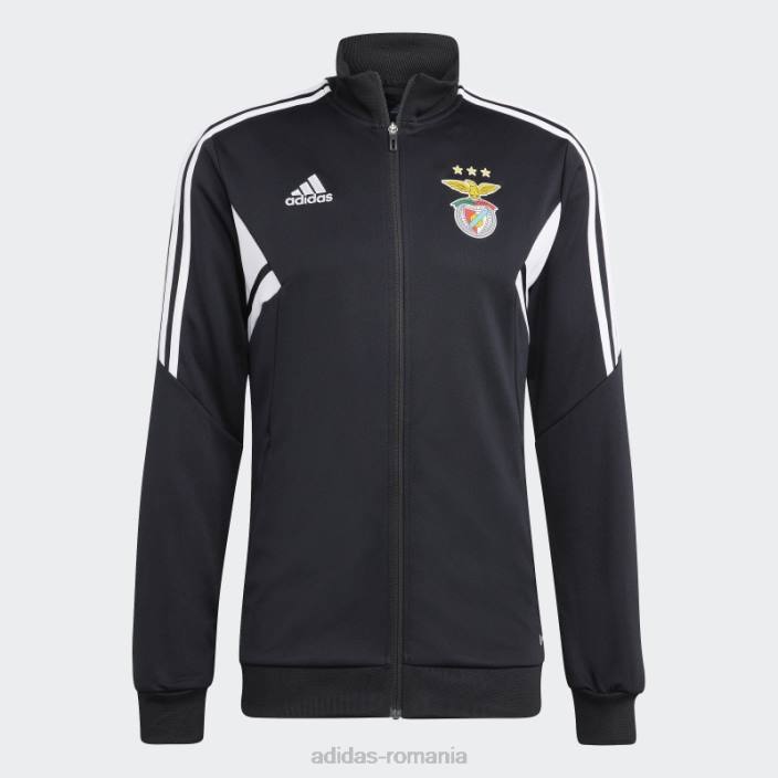 Adidas jachetă benfica condivo neagră bărbați negru 2JBN13849