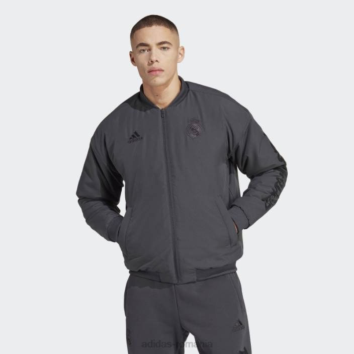 Adidas jachetă căptușită carbon real madrid chinese story adidas bărbați carbon 2JBN14127