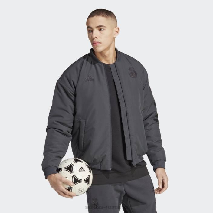 Adidas jachetă căptușită carbon real madrid chinese story adidas bărbați carbon 2JBN14127