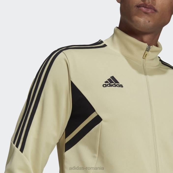 Adidas jachetă de sport benfica condivo bej nisip adidas bărbați bej nisipos 2JBN14340