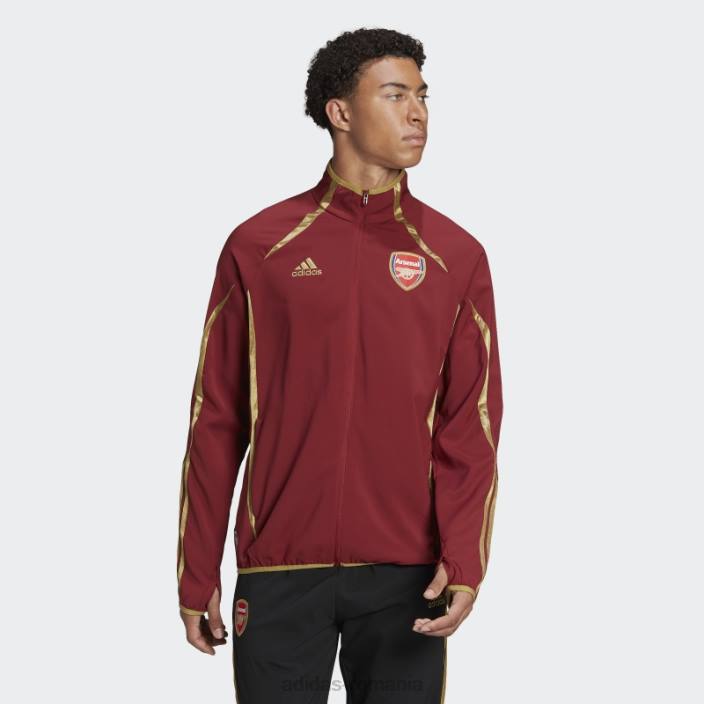 Adidas jachetă țesută arsenal teamgeist noble maroon bărbați nobil maro 2JBN15229