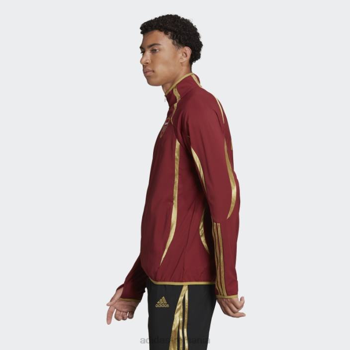 Adidas jachetă țesută arsenal teamgeist noble maroon bărbați nobil maro 2JBN15229