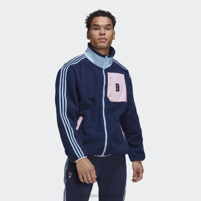 Adidas jachetă fleece arsenal lifestyler bleumarin bărbați marina 2JBN13738