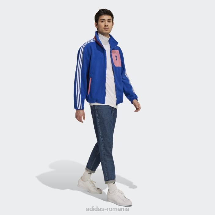 Adidas jachetă fleece juventus lifestyler royal bărbați regal 2JBN14396