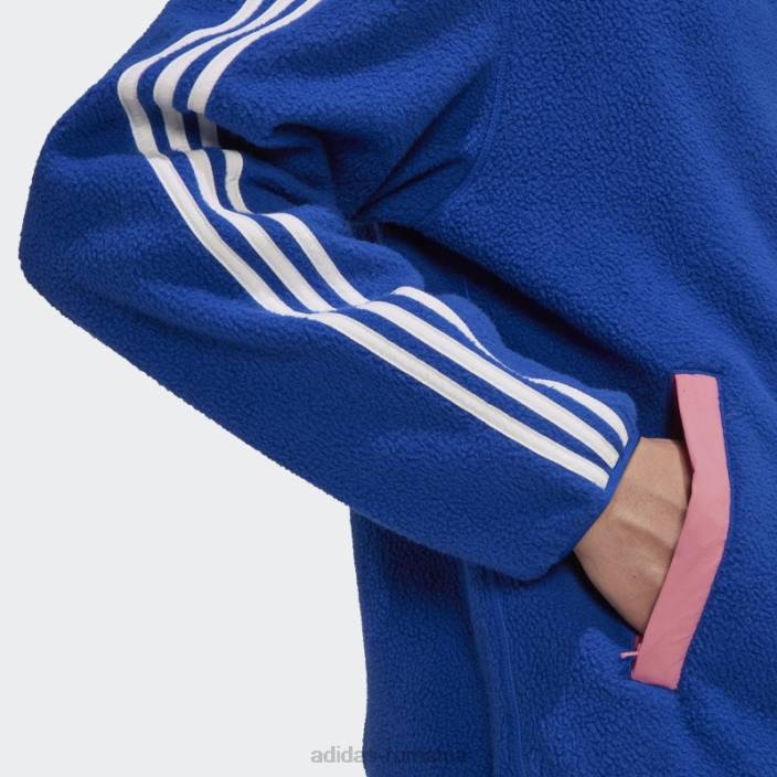 Adidas jachetă fleece juventus lifestyler royal bărbați regal 2JBN14396